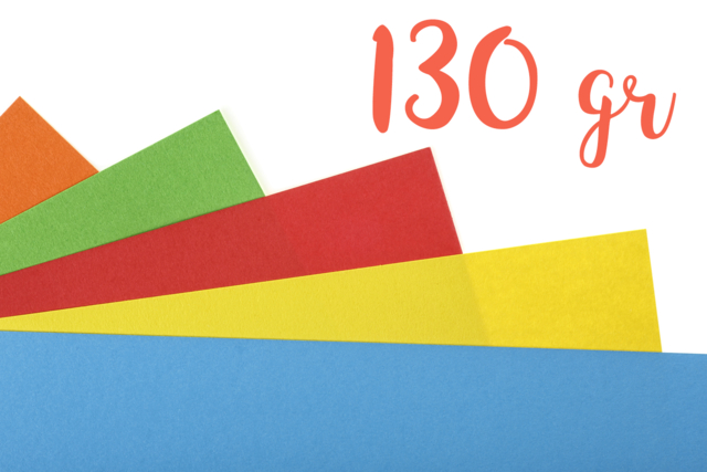 Light Paper (130 g) 50 x 70 cm - in Color - 1 - Large Format Papers - 10doigts.com - Papiers Grands Formats - 10doigts.fr