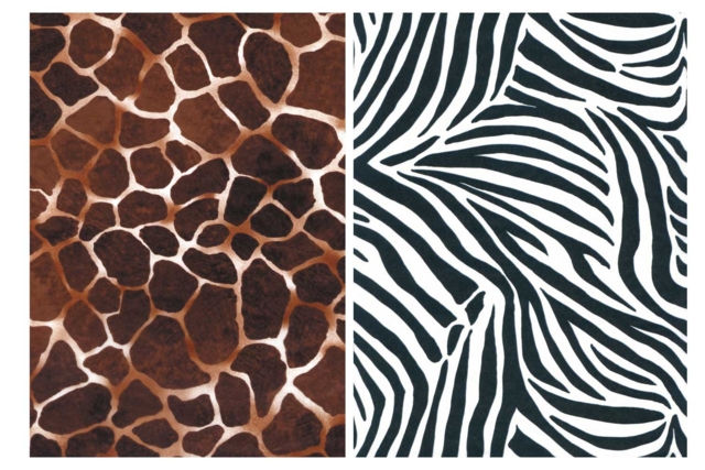 Hojas mix decopatch Animales - 4 hojas - Papiers Décopatch - 10doigts.fr