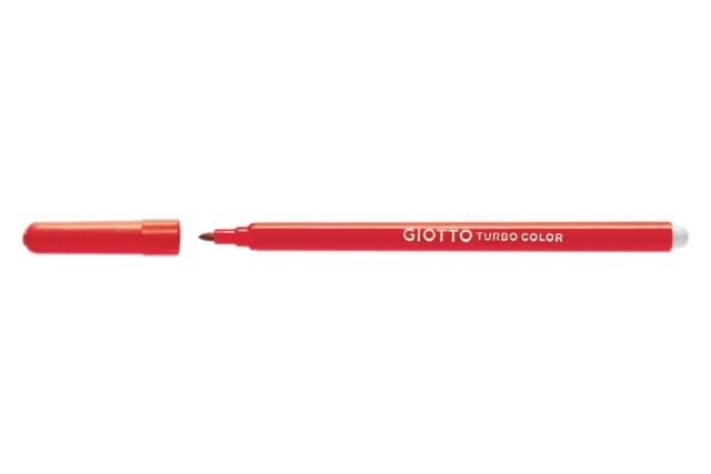 rotulador turbo color rojo - Feutres pointes moyennes : l'outil polyvalent pour le dessin et l'école - 10doigts.fr