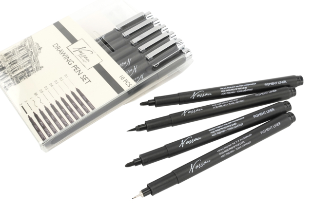 rotuladores fineliners caligrafía dibujo - Calligraphie - 10doigts.fr