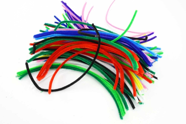 Colored Chenille 30 cm - Choose Your Colors - 1 - Chenille Stems - 10doigts.com - Chenilles, cure-pipe - 10doigts.fr
