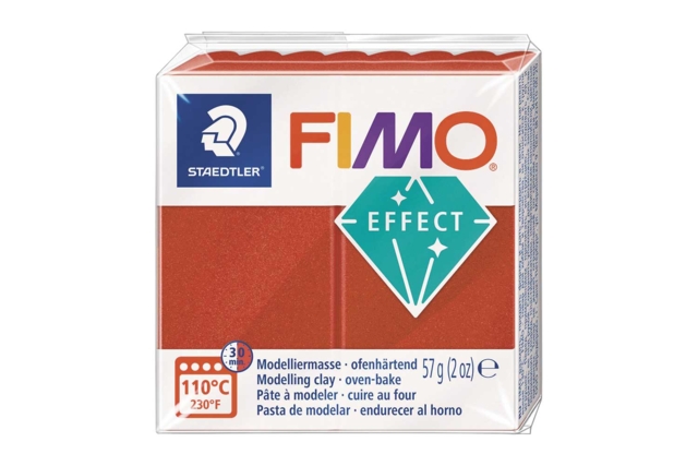Fimo Effect Metallic - Copper (27) - 1 - Fimo Clay per Unit - 10doigts.com - Pâte Fimo à l'unité : composez votre palette sur-mesure - 10doigts.fr