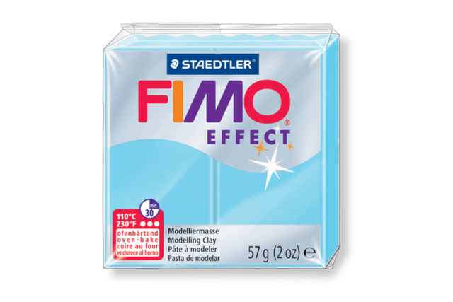 FIMO Effect Pastel - Blue (305) - 1 - Fimo Effect Clay - 10doigts.com - Pâtes Fimo Effect : donnez une dimension magique à vos modelages - 10doigts.fr