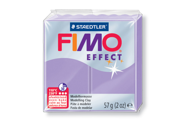 FIMO Effect Pastel - Lilac (605) - 1 - Fimo Clay per Unit - 10doigts.com - Pâte Fimo à l'unité : composez votre palette sur-mesure - 10doigts.fr