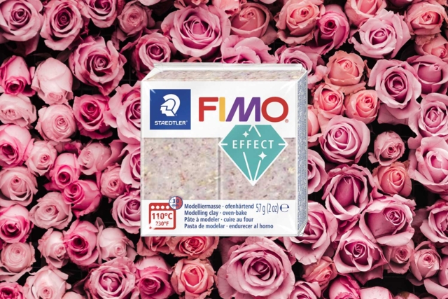 Fimo Effect Botanical - Rose 270 - 1 - Fimo Effect Clay - 10doigts.com - Pâtes Fimo Effect : donnez une dimension magique à vos modelages - 10doigts.fr