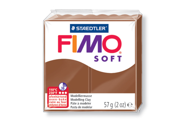 FIMO Soft - Caramel (7) - 1 - Fimo Soft Clay - 10doigts.com - Pâtes Fimo Soft : le modelage facile pour toutes vos créations - 10doigts.fr