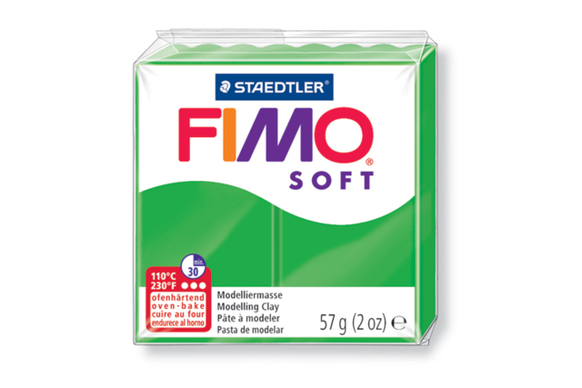 FIMO Soft - Tropical Green (53) - 1 - Fimo Soft Clay - 10doigts.com - Pâtes Fimo Soft : le modelage facile pour toutes vos créations - 10doigts.fr