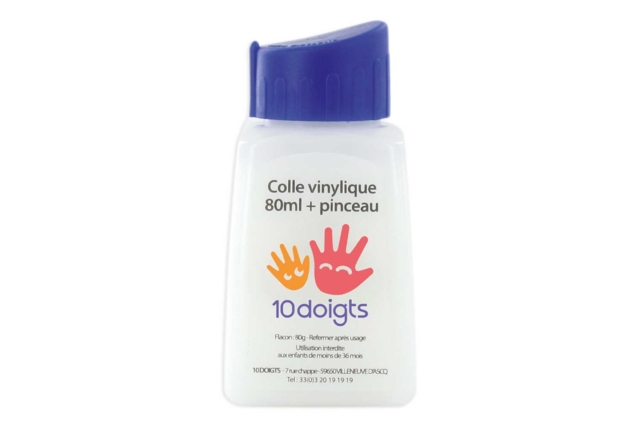10doigts Vinyl Glue - Solvent-Free - 2 - School Glues - 10doigts.com - Colles scolaires : bâton, blanche, gel et colle forte - 10doigts.fr