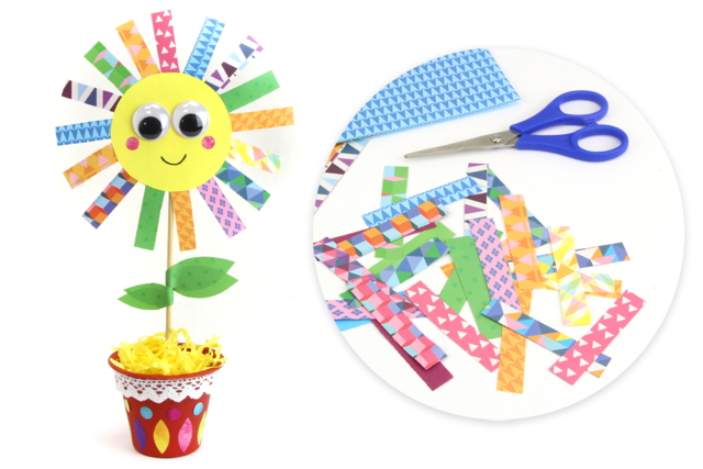 Plastic Pots - 6 Pieces - 3 - Opaque Plastic - 10doigts.com - Plastique Opaque - 10doigts.fr