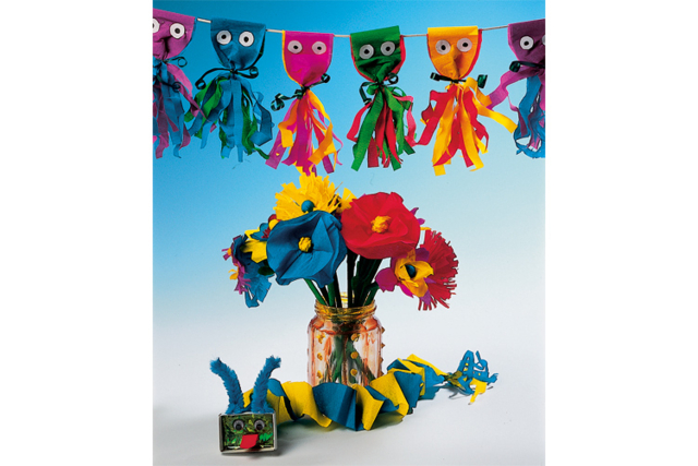 Crepe Paper, 50 cm x 2 m - in Color - 5 - Crepe Paper - 10doigts.com - Papier crépon - 10doigts.fr