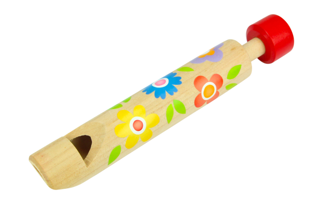 flauta flor - Instruments de musique en bois à décorer - 10doigts.fr