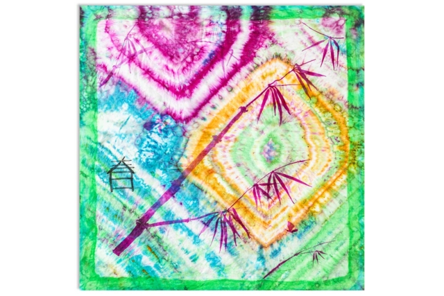 Silk Square 55 x 55 cm - 4 - Silk - Textiles - 10doigts.com - Soie - Textiles - 10doigts.fr