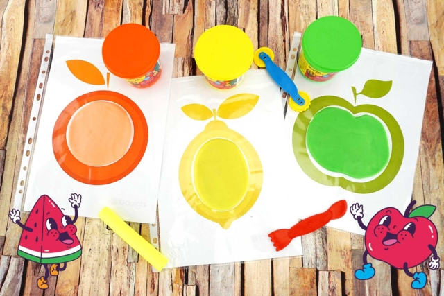 Frutas en pasta moldear - Peinture verre et faïence - 10doigts.fr
