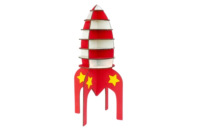 Large Wooden Rocket to Assemble 30 cm - 4 - Wood Models - 10doigts.com - Maquettes en bois - 10doigts.fr
