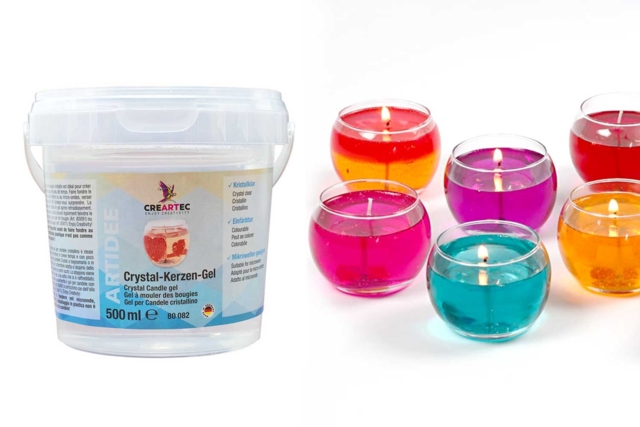 Transparent Candle Gel - 500 ml - 1 - Candle Waxes - 10doigts.com - Cires pour bougies - 10doigts.fr