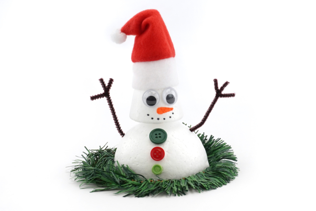 Small Styrofoam Cones - 11 cm - 6 - Decorative Shapes - Styrofoam - 10doigts.com - Formes à décorer - Polystyrène - 10doigts.fr