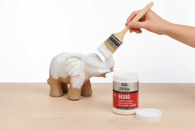 gesso decopatch - Gesso pour peinture et préparation des supports - 10doigts.fr