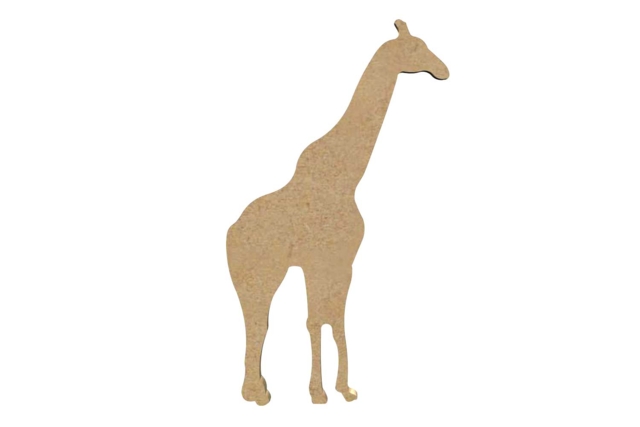 Wooden Giraffe to Decorate - 1 - Wooden Animals - 10doigts.com - Animaux en bois à décorer - 10doigts.fr