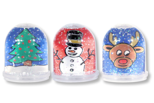 Custom Snow Globe - 7 - Transparent Plastic - 10doigts.com - Plastique Transparent - 10doigts.fr