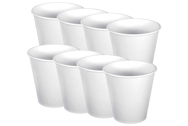 Gobelet en carton blanc - Décorations de table - 10doigts.fr