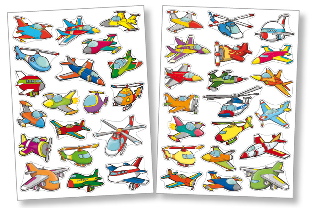 Airplane Stickers - 39 pcs - 0 - Travel Theme - 10doigts.com - Thème Voyage - 10doigts.fr
