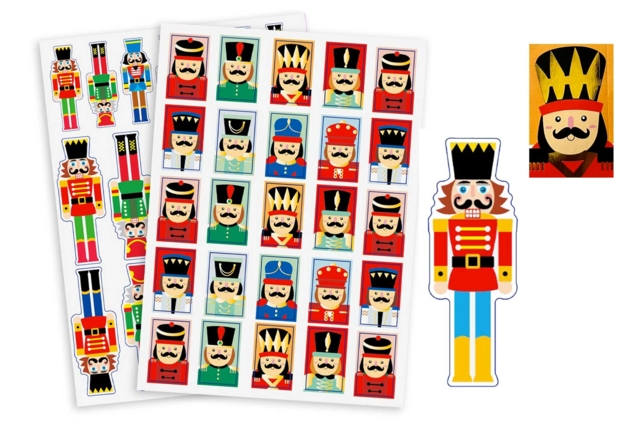 Nutcracker Stickers - 42 Stickers - 1 - Christmas Stickers - 10doigts.com - Gommettes de Noël - 10doigts.fr