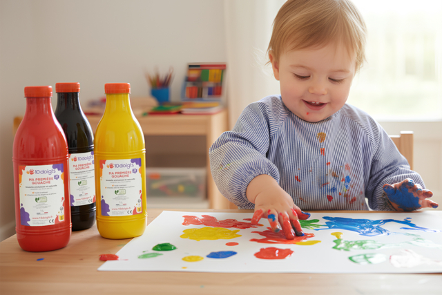 témpera bebe niños - Peintures bébé - 10doigts.fr