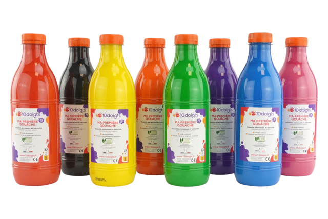 témpera bebé despertar primer edad - Peintures bébé - 10doigts.fr