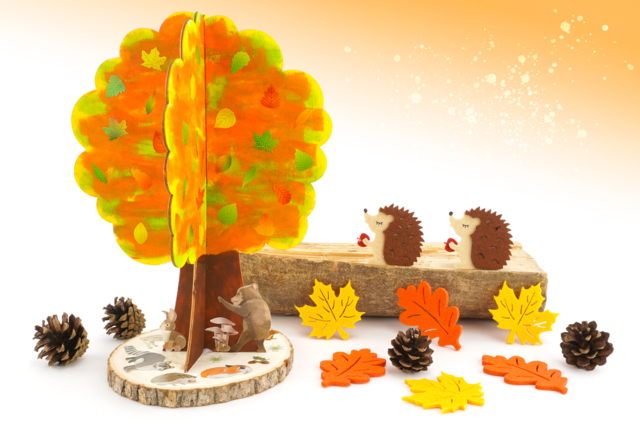 Wooden Discs Ø 14 cm - 2 Pieces - 2 - Christmas Wooden Objects - 10doigts.com - Décorations de Noël en bois - 10doigts.fr