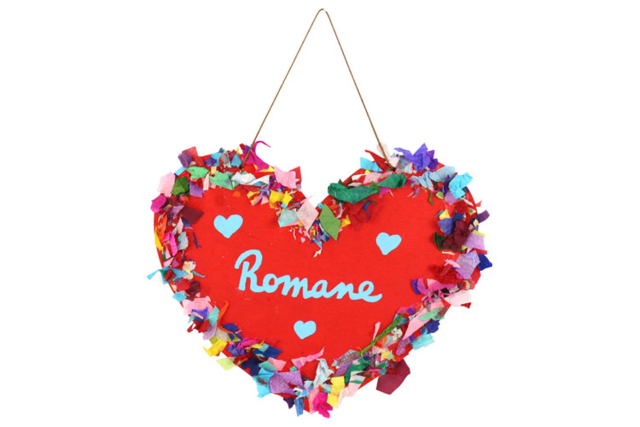 Wooden Heart Plaques to Hang - 6 Pieces - 2 - Door Sign - 10doigts.com - Plaque de porte en bois à décorer - 10doigts.fr
