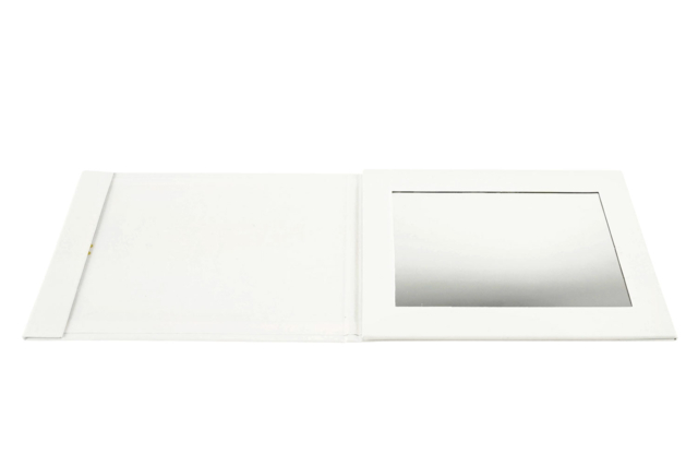 Large White Cardboard Mirror - 17 x 13 cm - 4 - Decorative Mirrors - 10doigts.com - Miroirs à décorer - 10doigts.fr