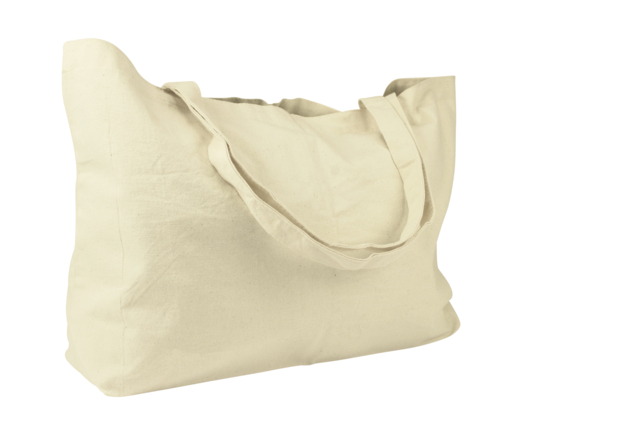 Cotton Tote Bag - 50 x 11 x 31 cm - 2 - Cotton, Linen - Textiles - 10doigts.com - Coton, lin - Textiles - 10doigts.fr