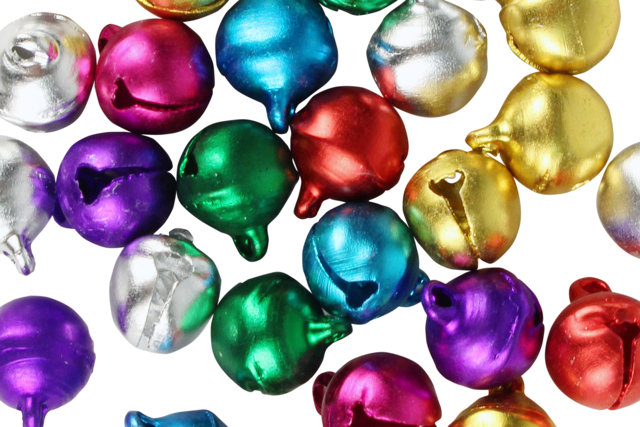 Assorted Color Jingle Bells - 30 Pieces - 7 - Jingle Bells and Chimes - 10doigts.com - Grelots et clochettes - 10doigts.fr