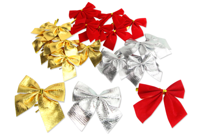 Large Fabric Bows - 20 Pieces - 1 - Ribbons and Bows - 10doigts.com - Nœuds et rubans pour toutes vos créations - 10doigts.fr