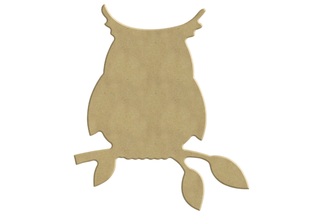 Wooden Owl to Decorate - 1 - Wooden Animals - 10doigts.com - Animaux en bois à décorer - 10doigts.fr