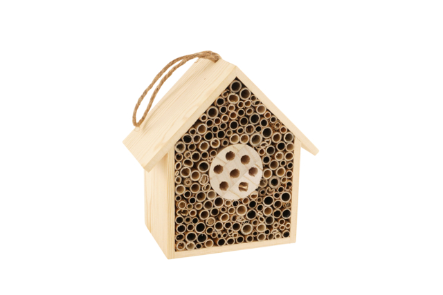 Wooden Insect Hotel - 1 - Wooden Birdhouses and Feeders - 10doigts.com - Nichoirs, mangeoires et refuges en bois à décorer - 10doigts.fr