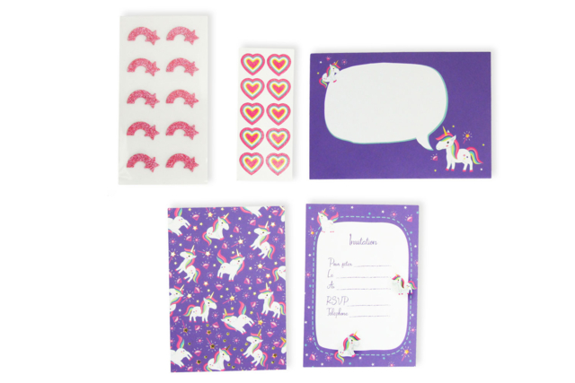 invitación cumpleaños unicornio - Invitations d'anniversaire - 10doigts.fr