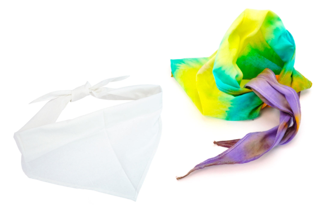 White Cotton Scarf - 5 - Cotton, Linen - Textiles - 10doigts.com - Coton, lin - Textiles - 10doigts.fr
