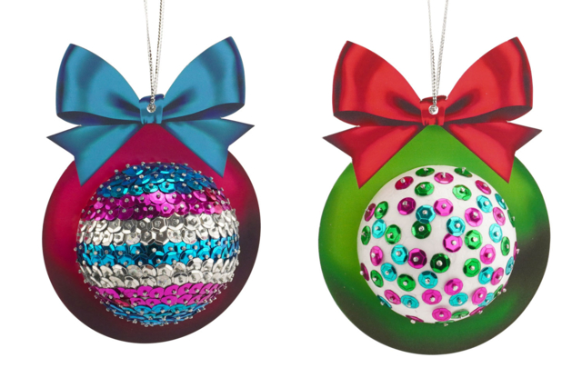 kit taller lentejuelas navidad - Boules de Noël DIY - 10doigts.fr