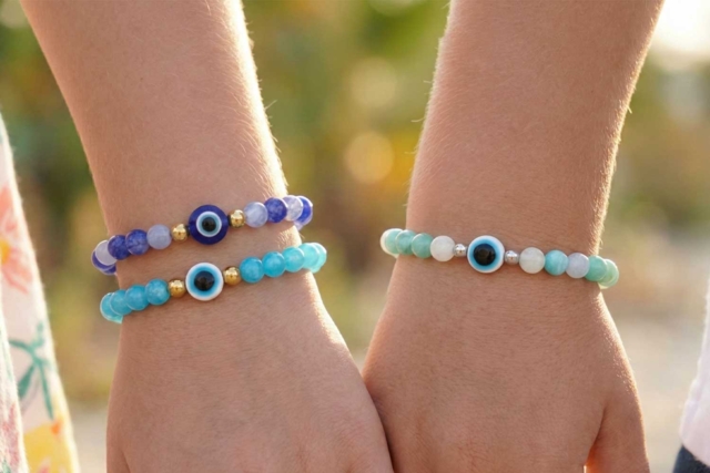 kit de pulseras ojo mamá - Kits Bijoux - 10doigts.fr