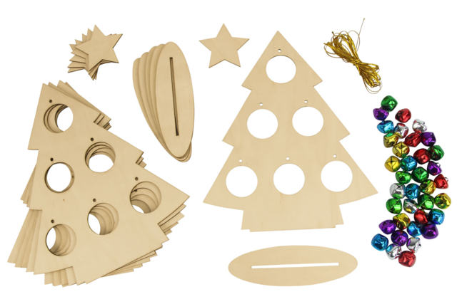 DIY Bell Trees - 6 Pieces - 2 - Christmas Supports - 10doigts.com - Supports de Noël - 10doigts.fr