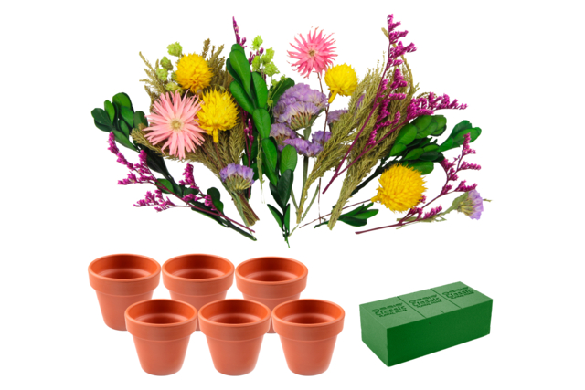 Dried Flower Composition Kit - 6 Pieces - 3 - Parent's Day Kits - 10doigts.com - Kits fête des parents - 10doigts.fr