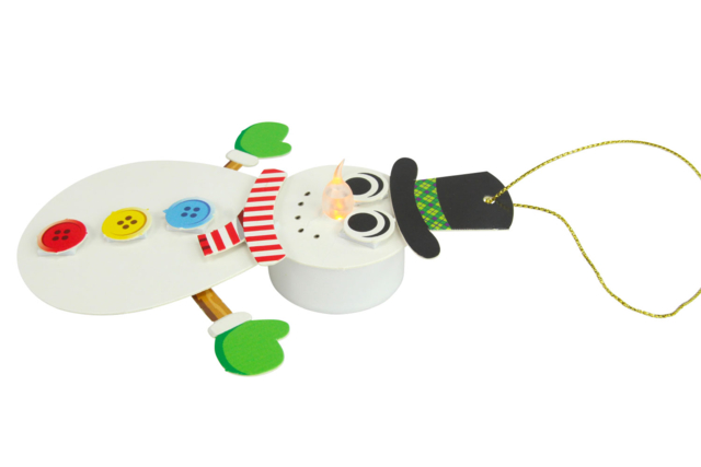 Light-Up Snowman Suspension Kit - 4 Pieces - 4 - Christmas Creative Kits for Children - 10doigts.com - Kits créatifs de Noël pour les enfants - 10doigts.fr