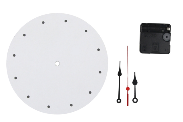 Thick Cardboard Clock - 1 - Craftable Clocks - 10doigts.com - Horloges à fabriquer - 10doigts.fr