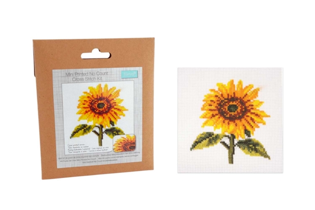 Cross Stitch Kit: Sunflower - 1 - Sewing Kits - 10doigts.com - Kits Mercerie - 10doigts.fr