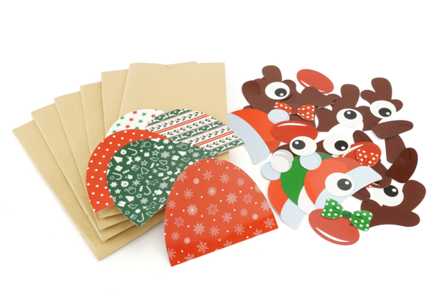 Christmas Reindeer Bags - 6 Pieces - 2 - Gift Wrap and Bags - 10doigts.com - Papiers cadeaux et sacs à décorer - 10doigts.fr