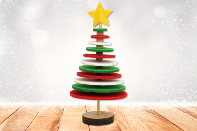 kit árbol de Navidad de fieltro - Kits créatifs de Noël pour les enfants - 10doigts.fr