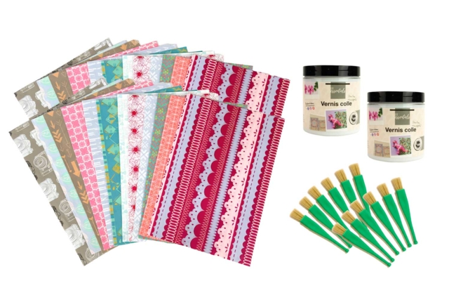 Kit barniz-cola especial comunidades - Vernis-Collage - Arts plastiques - 10doigts.fr