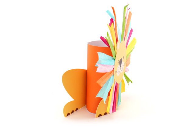 Multicolored Mane Lion Kit - 6 Lions - 3 - Animal and Nature Kits - 10doigts.com - Kits animaux et nature : créez votre propre univers sauvage - 10doigts.fr