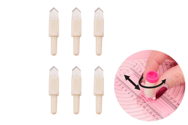 Replacement Blades for Circular Cutter - 6 Pieces - 1 - Cutters, Trimmers - 10doigts.com - Cutters, massicot - 10doigts.fr
